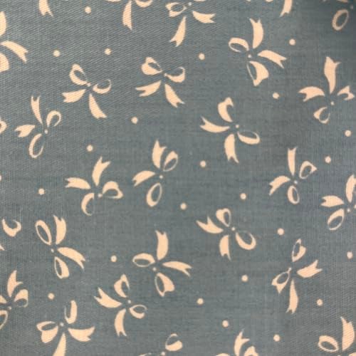 Antetek 20" x 20" Cotton Fabric DIY Making Supplies Quilting Patchwork Fabric Fat Quarter Bundles DIY for Quilting Cotton Patchwork Cushions (Bow, 20" x 20") - Image 3