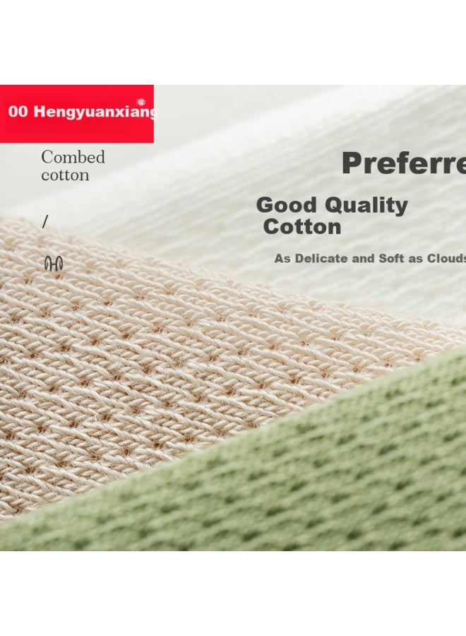 Women'S Socks Women'S Cotton Mesh Breathable Comfortable Moisture-Absorbing Mid-Tube Cotton Socks 6 Pairs Pack - Image 4