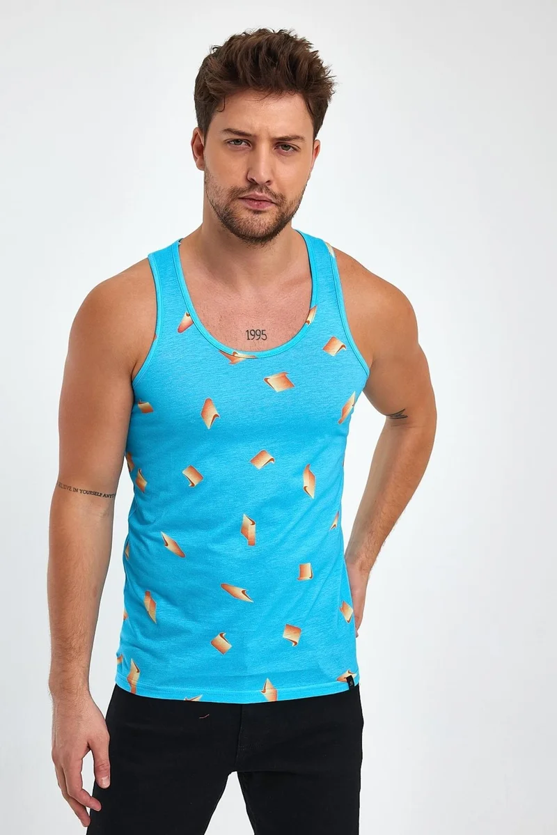 Alexander Gardi Patterned Regular Fit Undershirt (E23-00139)