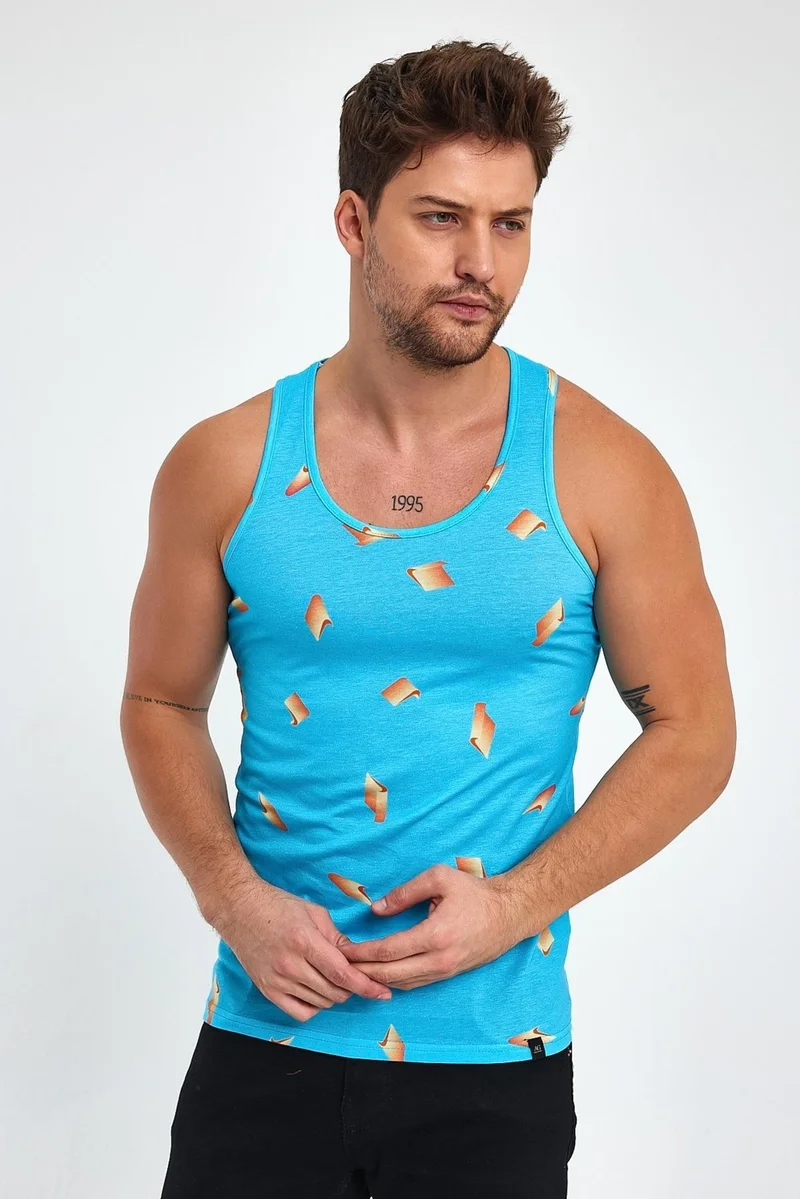 Alexander Gardi Patterned Regular Fit Undershirt (E23-00139)