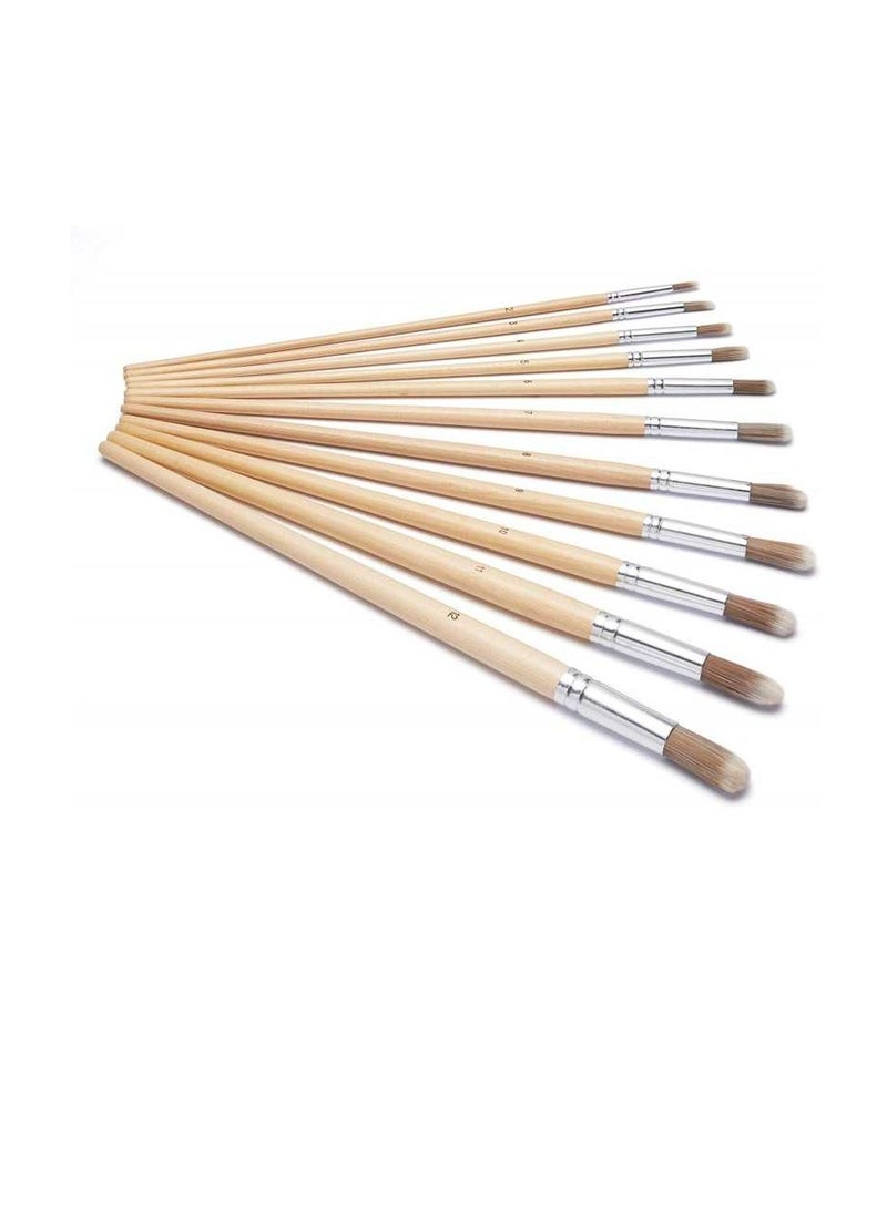 هاريس هوبي آند كرافت فرشاة الفنان المستديرة - Image 2