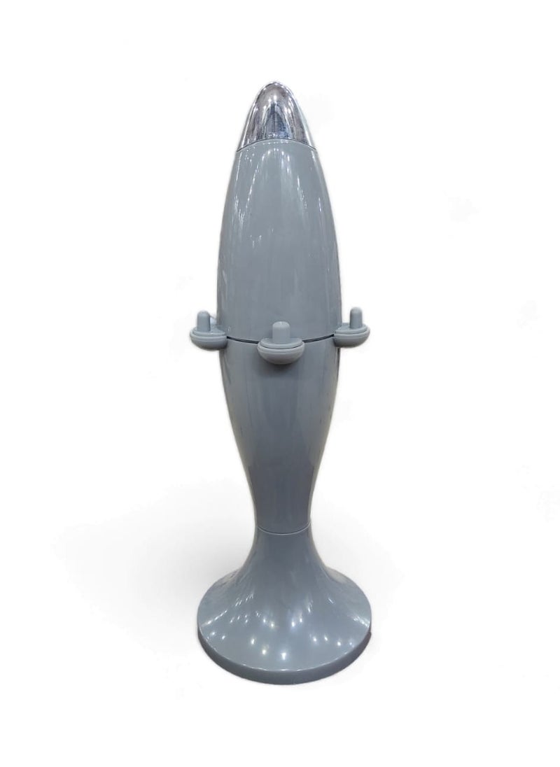 Generic - Silicone distribution set 5 pieces + 1 holder - GREY - Image 1