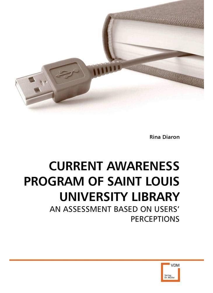 CURRENT AWARENESS PROGRAM OF SAINT LOUIS UNIVERSITY LIBRARY  - Image 1