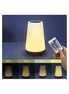 Swift مصباح LED ليلي يعمل باللمس لغرفة نوم الأطفال، قابل لإعادة الشحن وقابل للتعتيم مع جهاز تحكم عن بعد  - Image 5