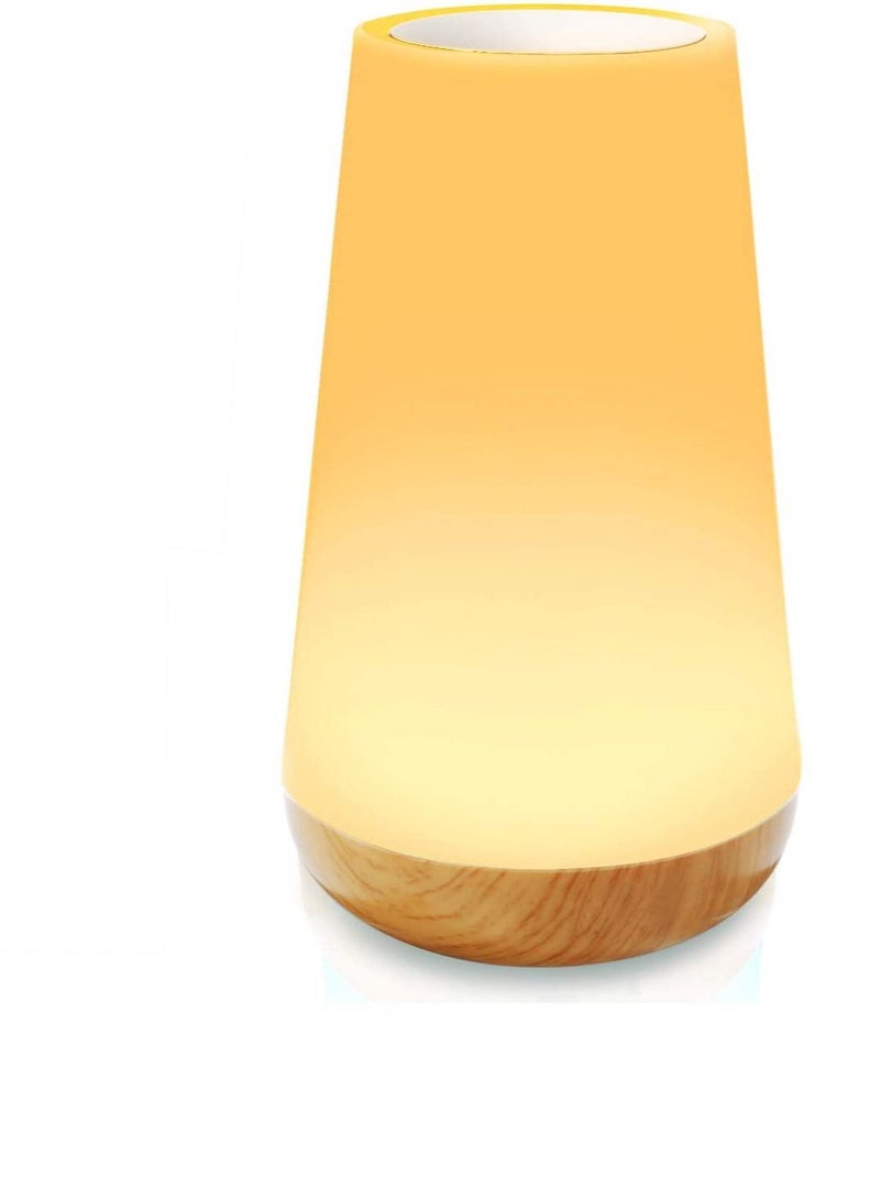 مصباح LED ليلي يعمل باللمس لغرفة نوم الأطفال، قابل لإعادة الشحن وقابل للتعتيم مع جهاز تحكم عن بعد