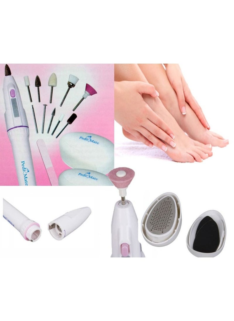 Pedi Mate 18pc Handheld Pedi Mate - DIY Pedicure & Maniure Set  - Image 2