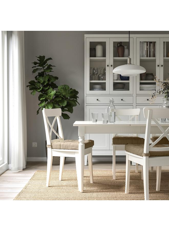 زبون وسادة كرسي، بيج، 40/35X38X7 سم - Image 2