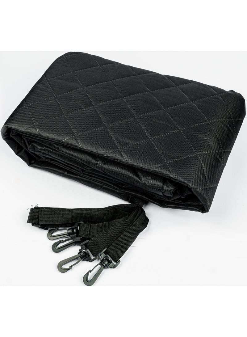 Dog Car Seat Cover, Waterproof and Scratchproof Dog Cover for Car Backseat, Nonslip Pet Car Seat with Mesh Window, Durable Hammock with Side Flaps for Cars, Trucks and SUV - Image 3