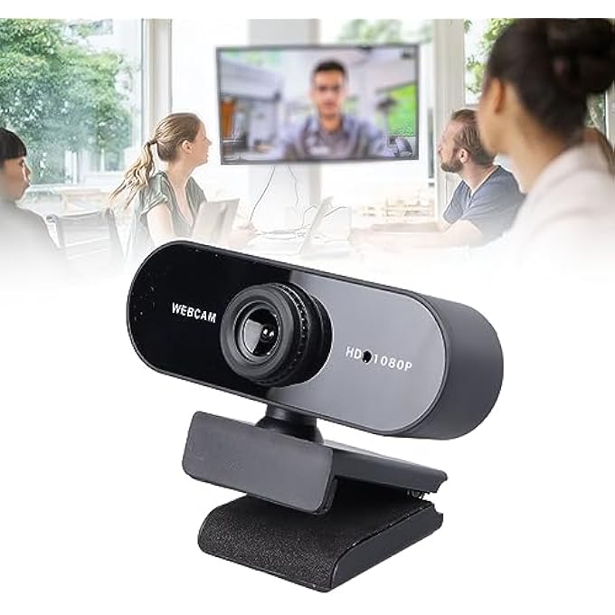 rayihni HD 1080P WEBCAM, FOR VIDEO RECORDING, CONFERENCING & STREAMING, WITH BUILT-IN MICROPHONE - Image 2