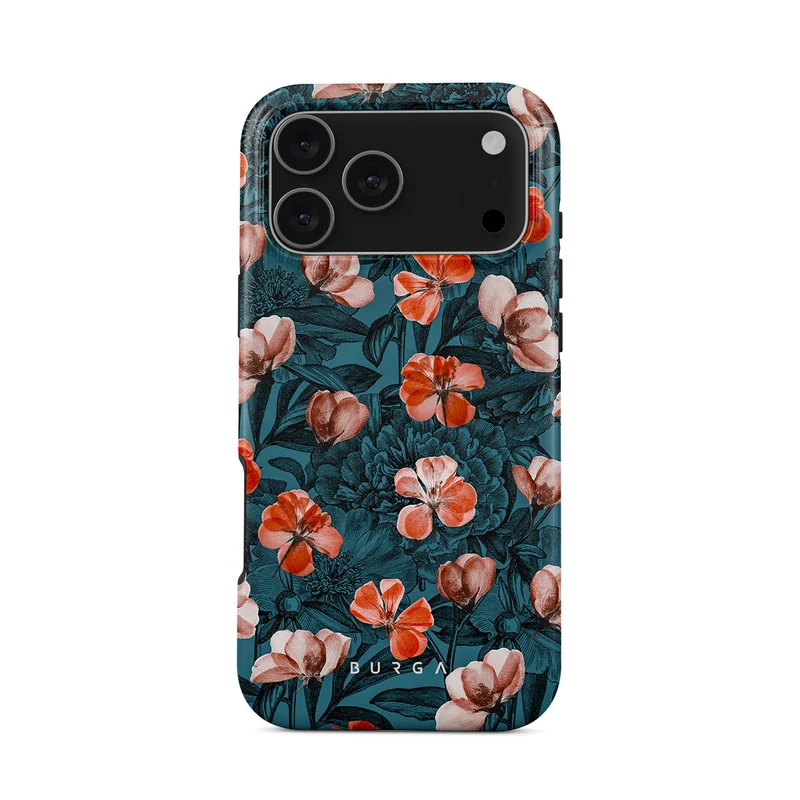 BURGA iPhone 17 Pro Max No Rain No Flower Premium Case Compatible with Hybrid Dual-Layer Hard Shell + Silicone Protection - Scratch-Resistant Shockproof Mobile Cover