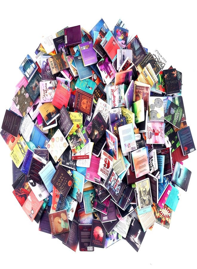 ZLSPTK 300Pcs Mini Books for Anxiety Bookshelf Tiny Book Fun Mini Brands Book Miniatures Library Dollhouse Accessories for DIY Living House Bookshelf Fillers Miniatures Small Books Bulk Crafting Decor - Image 1