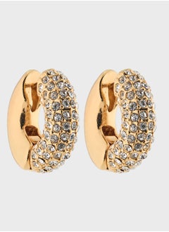 Ella Limited Edition Diamante Stud Hoop  Earrings  - Image 1