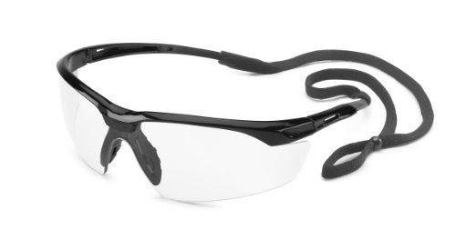 Gateway Safety 28GB79 Conqueror Wraparound Eye Safety Glasses, Clear Anti-Fog Lens, Black Frame - Image 5