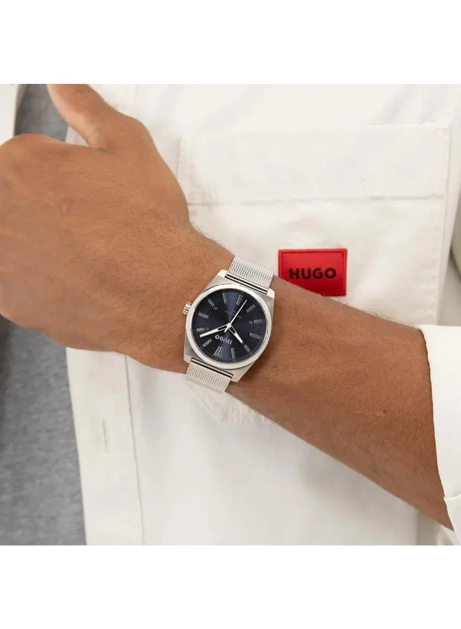 HUGO  Analogue Multifunction Quartz Watch with  Stainless Steel bracelet for Men | Best Price UAE