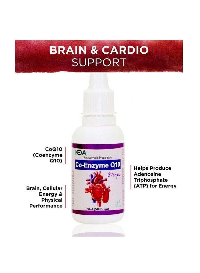Keva Co-Enzyme Q 10 Drops - Immunity Booster, Good For Heart Health, Regulate High Bp, Cholesterol Levels (30 Ml) - Image 2