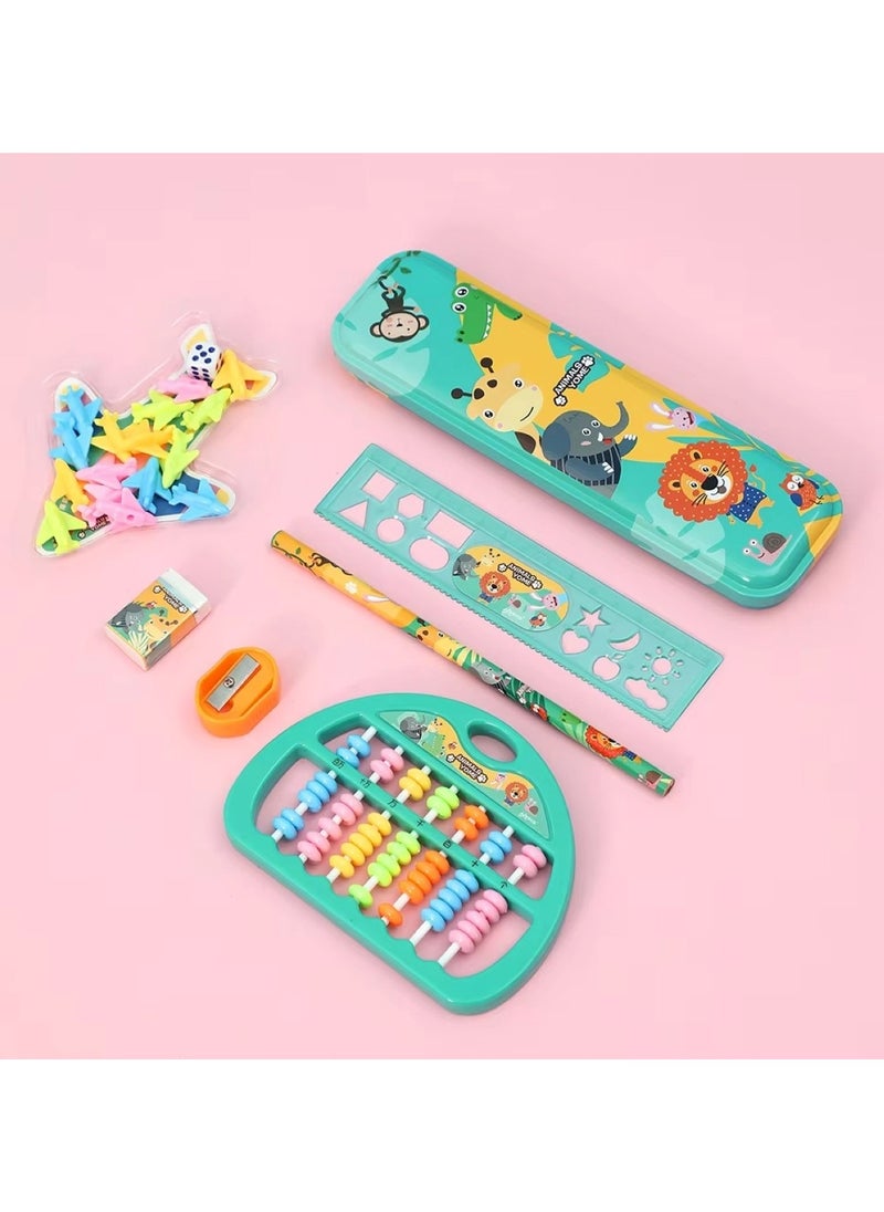 Huitich Blue Animals Youpin Stationery Kit for Kids  - Image 3