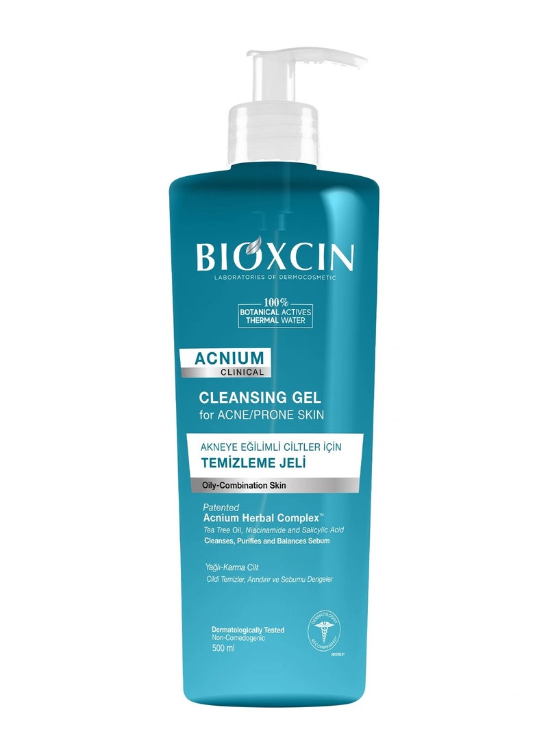 BIOXCIN ACNIUM SEBUM REGULATING CLEANSING GEL 500 ML 