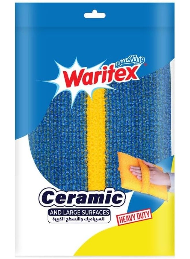 Waritex Scrub Sponge for Kitchen Cleaning – Heavy-Duty Non-Scratch Scrubbing Sponge for Dishes, Pots & Pans, Durable Multi-Surface Cleaning Pad, Tough on Grease & Stains, Long-Lasting Kitchen Sponge - Image 1