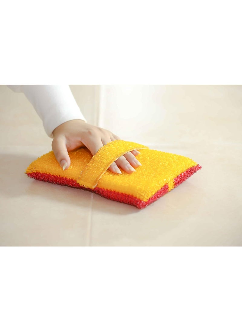 Waritex Scrub Sponge for Kitchen Cleaning – Heavy-Duty Non-Scratch Scrubbing Sponge for Dishes, Pots & Pans, Durable Multi-Surface Cleaning Pad, Tough on Grease & Stains, Long-Lasting Kitchen Sponge - Image 2