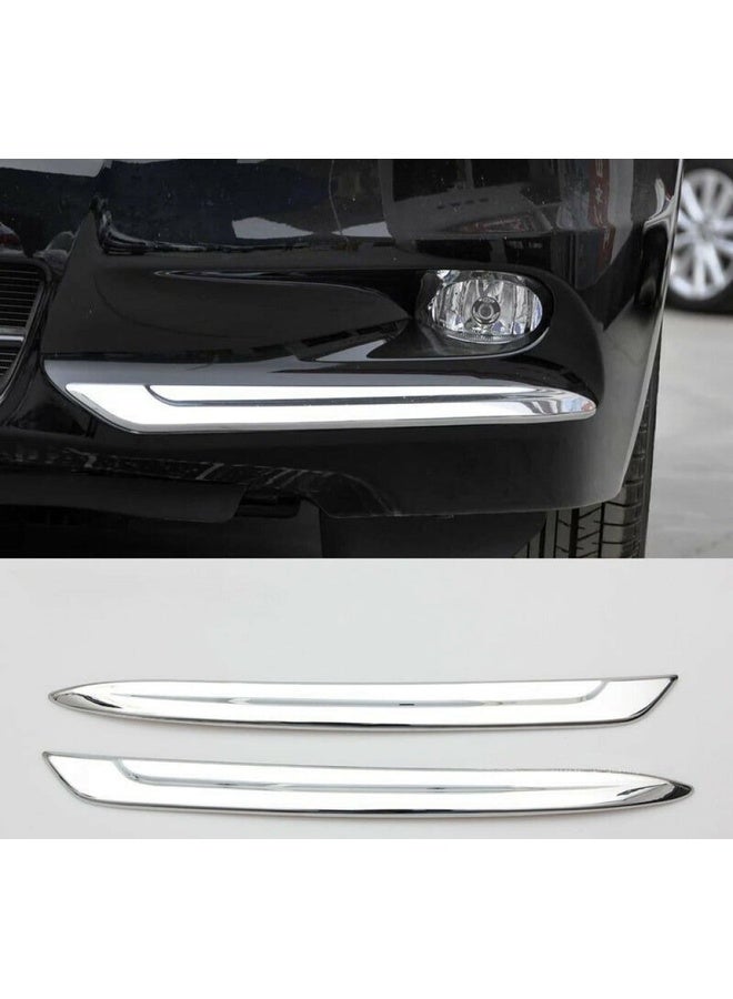 Honda Accord 2011 to 2012 Headlight Chrome Trim Cover Stainless Steel Frame with 3M Adhesive - Image 2