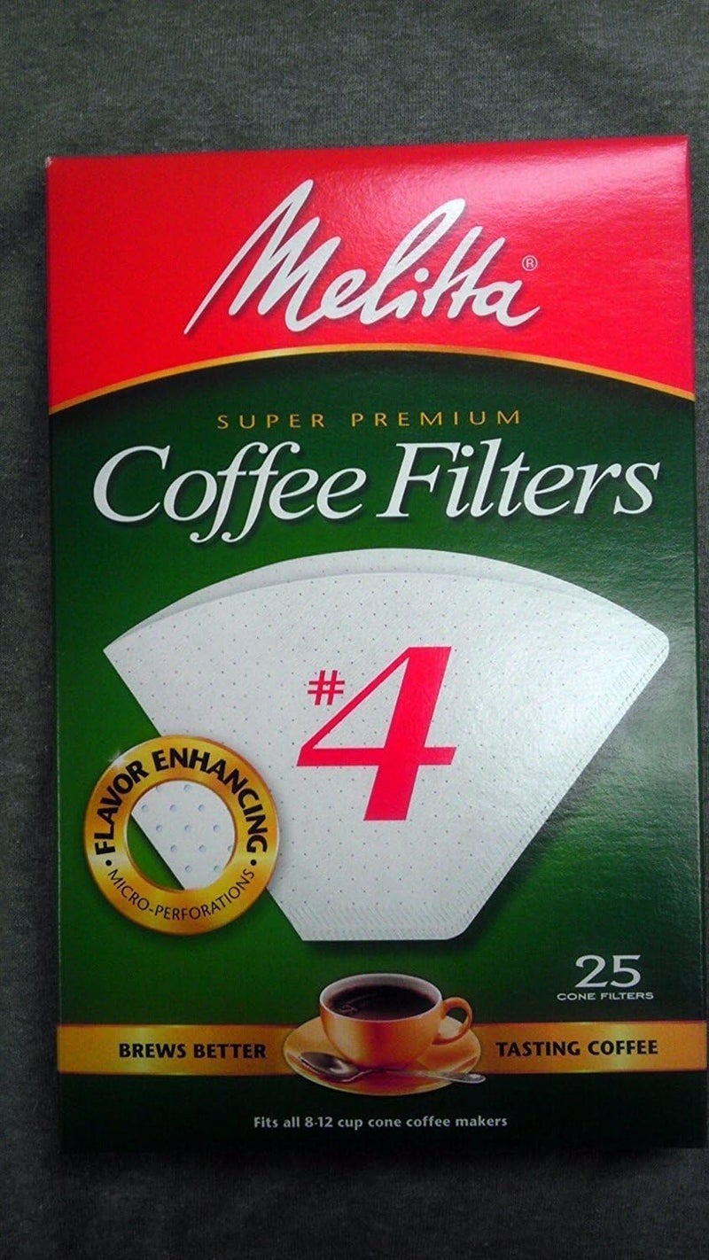 Melitta Coffee Filters No 4 Cone Paper White - Image 1