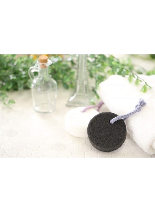 Terra Distribution Pumice Stone for Feet, Body, Hands [Made in Japan] Silk or Charcoal Plus Hyaluronic Acid Essence Blended for Extra Fine Smooth Finish, Soft Foot Pumice Scrubber (Silk Essence)  - Image 5
