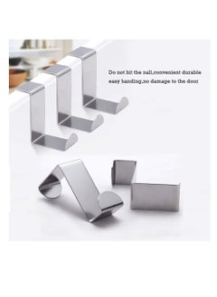 Excefore Bathroom Hook, Towels Over Door Hooks Over Door Hanger for Coat Stand, Towel, Clothes Coat Hooks for Bedroom, Clothes Hangers Helps for Tidy Rooms and Saves, 6PACK  - Image 2