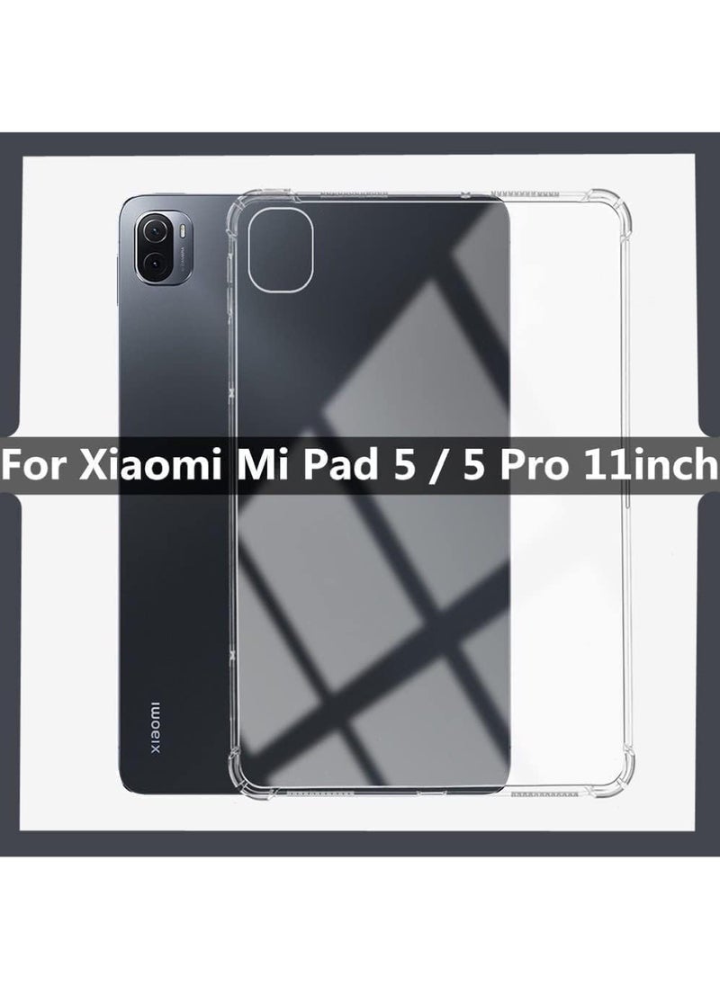 Captaintech Clear Case For Mi Pad 5 Pro 2021 Case Tablet Protective Cover Four Airbag Back Transparent Cover For Xiaomi Mi Pad 5/Mi Pad 5 Pro  - Image 4