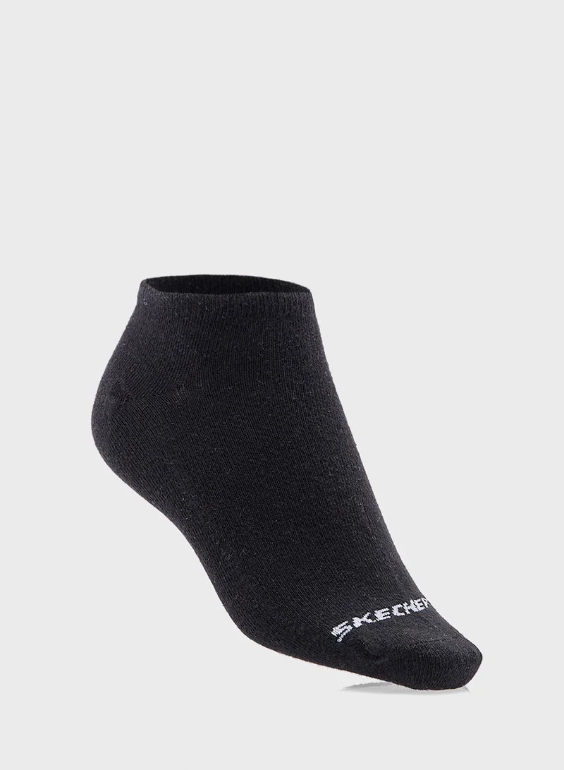 SKECHERS 6 Pack Non Terry No Show Socks