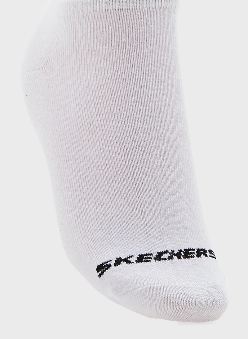 SKECHERS 6 Pack Non Terry No Show Socks