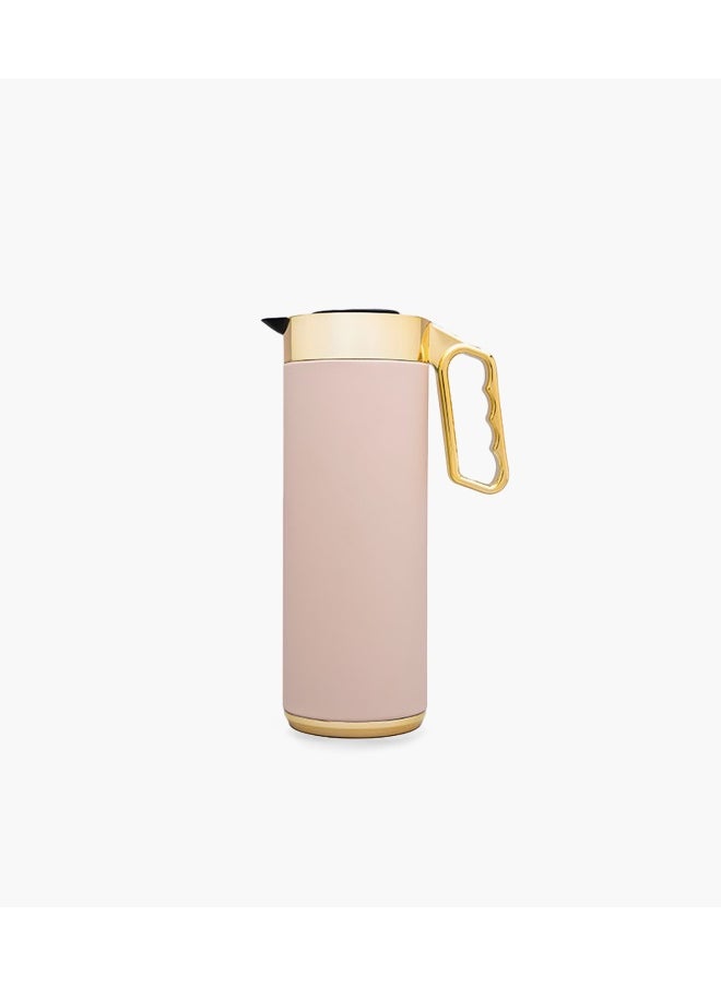 Roomours Cylinder Thermos 1L Sand And Gold 