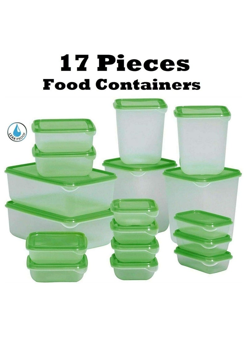 BLOOMING TIME Transparent Food Containers - Set of 17 - Image 1