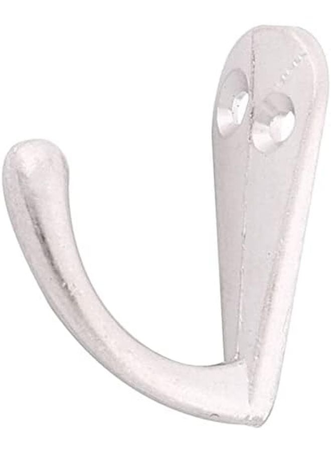 حامل مفاتيح منظم للمنزل مثبت على الحائط لحمل المناشف والأوشحة والأكياس، 10 قطع، بلون فضي - Image 5