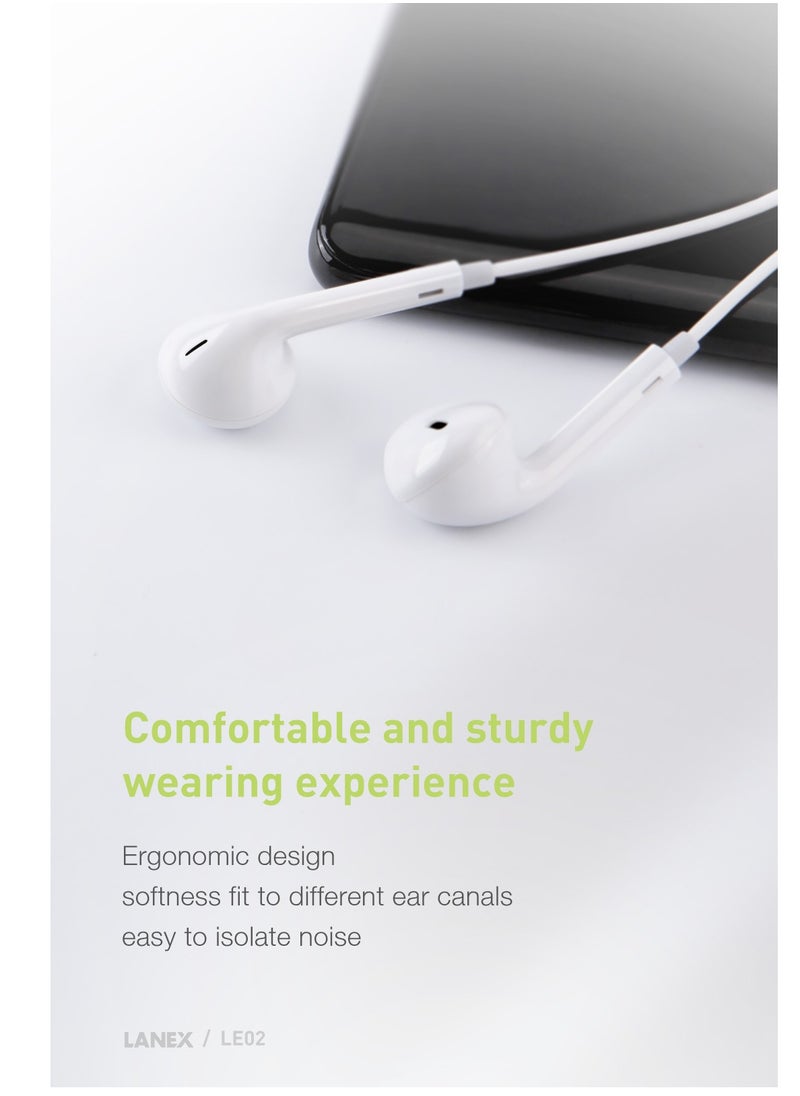 LANEX Lanix LE02 1.2m Type-C Earphone  - Image 5