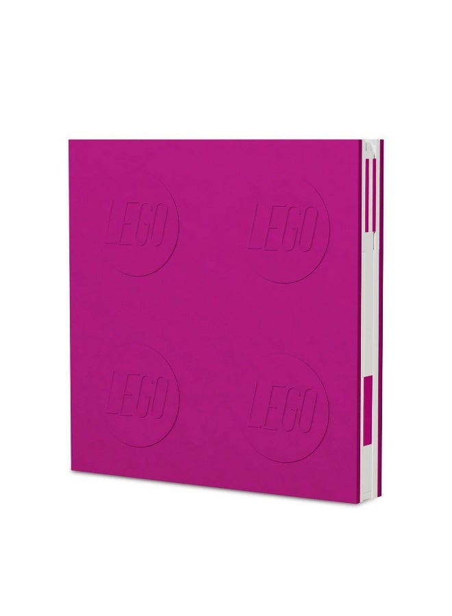 LEGO Locking Notebook with Gel Pen (Violet, 192 Pages, Hardcover) - Image 2