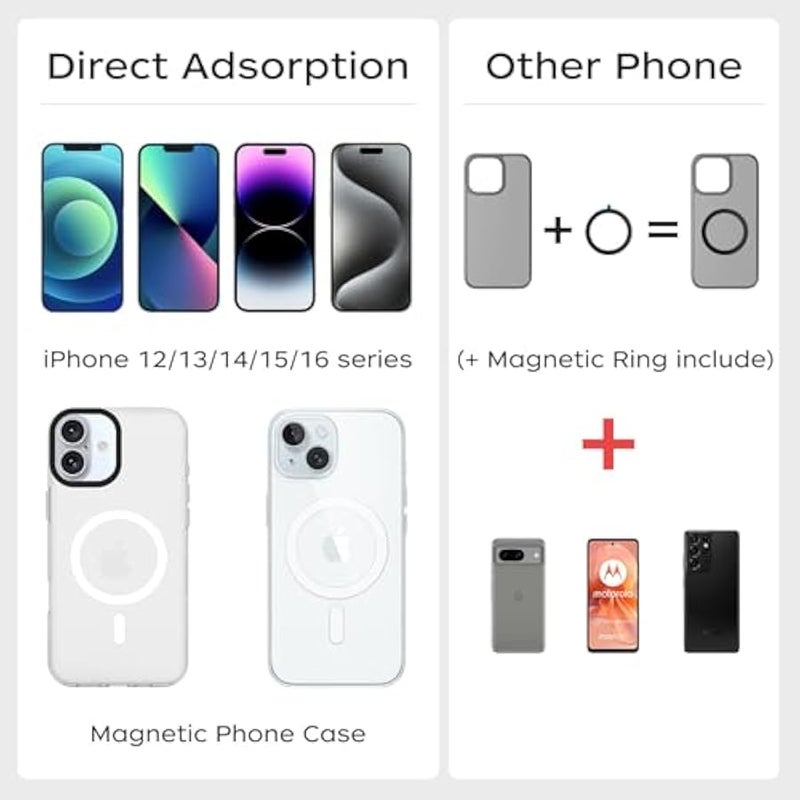 أنكوفو فان سناب حامل جوال مرن مع ذراع قابل للتعديل، متوافق مع اجهزة ايفون واندرويد - Image 3
