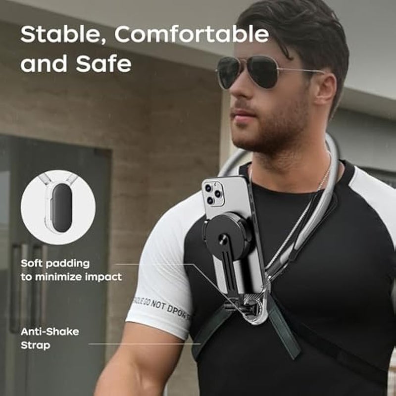 أنكوفو فان سناب حامل جوال مرن مع ذراع قابل للتعديل، متوافق مع اجهزة ايفون واندرويد - Image 2