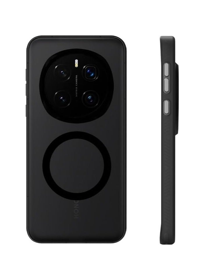 General Frosted Case Compatible with Honor Magic 7 Pro Built In Magnetic Suction Four Corner Built-in Airbags Shock and Drop Resistant Cover  - Image 1
