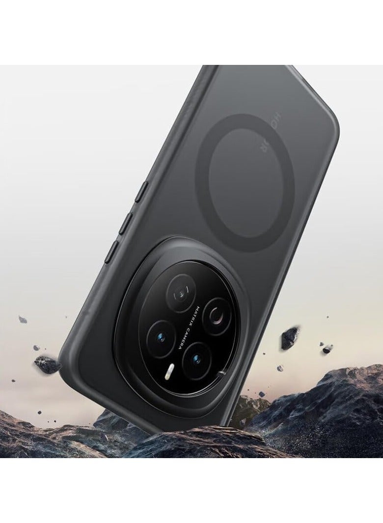 General Frosted Case Compatible with Honor Magic 7 Pro Built In Magnetic Suction Four Corner Built-in Airbags Shock and Drop Resistant Cover  - Image 4