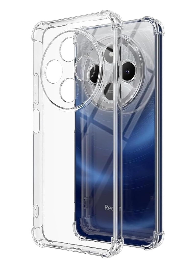 ماركة غير محددة جراب شفاف ضد الصدمات متوافق مع هاتف Redmi 14C / Poco C75  - Image 2
