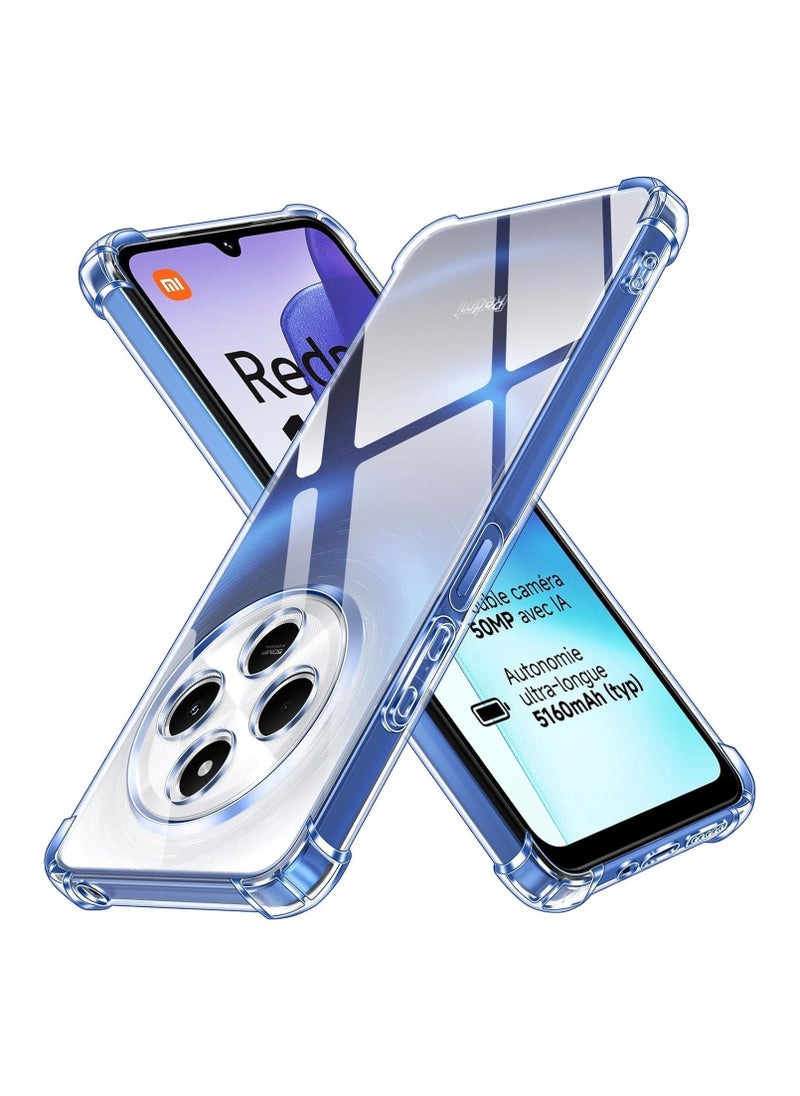 ماركة غير محددة جراب شفاف ضد الصدمات متوافق مع هاتف Redmi 14C / Poco C75  - Image 1