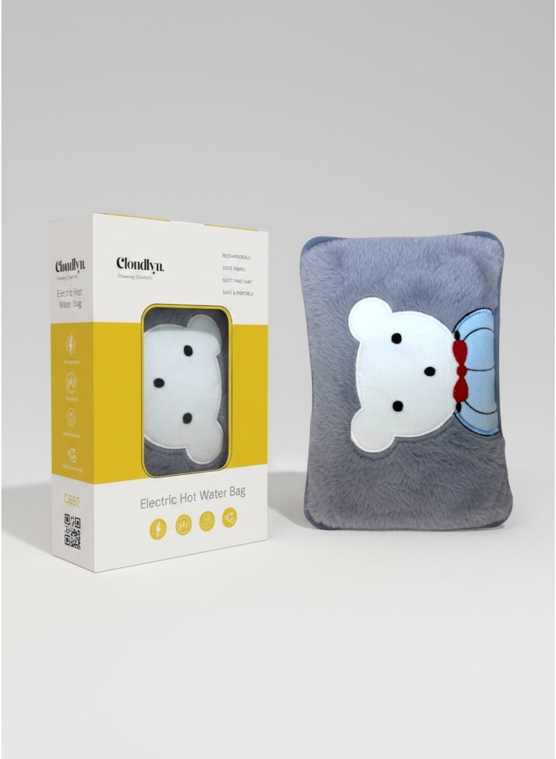 Cloudlyn dual comfort electric rechargeable heating water bags for pain relief warming hand and relieve muscle aches and back pains with hand warmer - Image 1