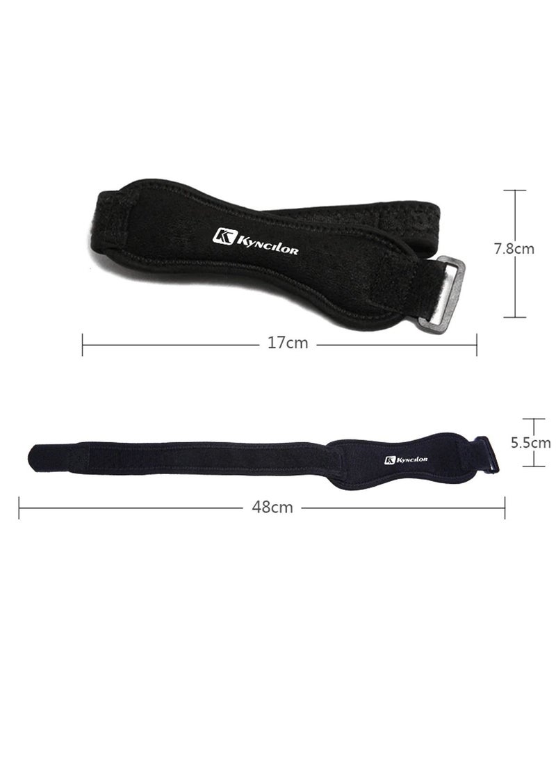 kyncilor - 2 Pack Knee Pain Relief And Stabilizer Knee Strap Brace Support for Hiking Soccer Basketball Running Jumpers Knee Tennis Volleyball And Squats - Image 1