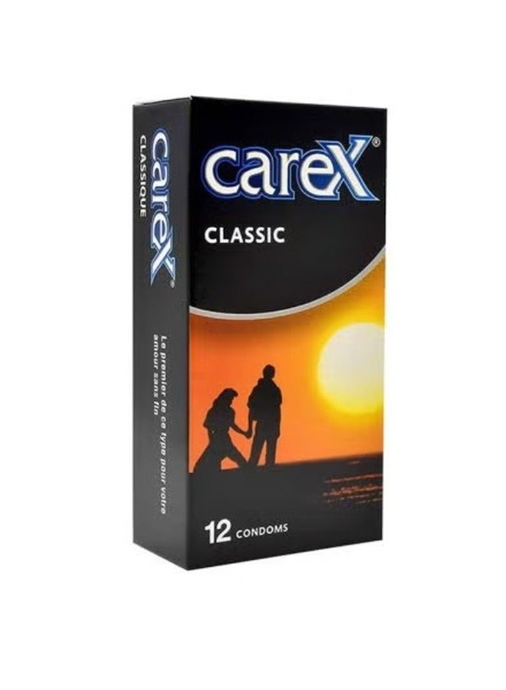 careX Classic Condom 12-Piece - Image 1