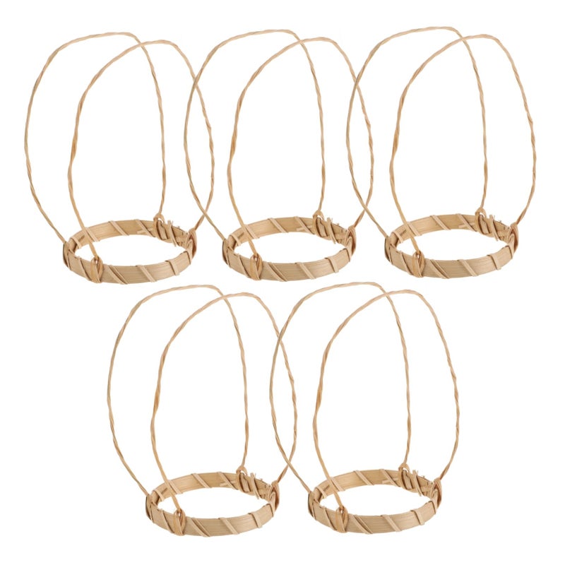 Bamboo Coffee Cup Carrier Handle Portable Drink Holder For Takeout Travel - Image 2