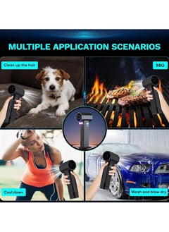 OTTAL TF64 50,000RPM High Speed ​​Turbo Water and dust Blower with LED Light 4 Speed ​​Adjustment Dryer Motor 4000 mAh Battery  - Image 4