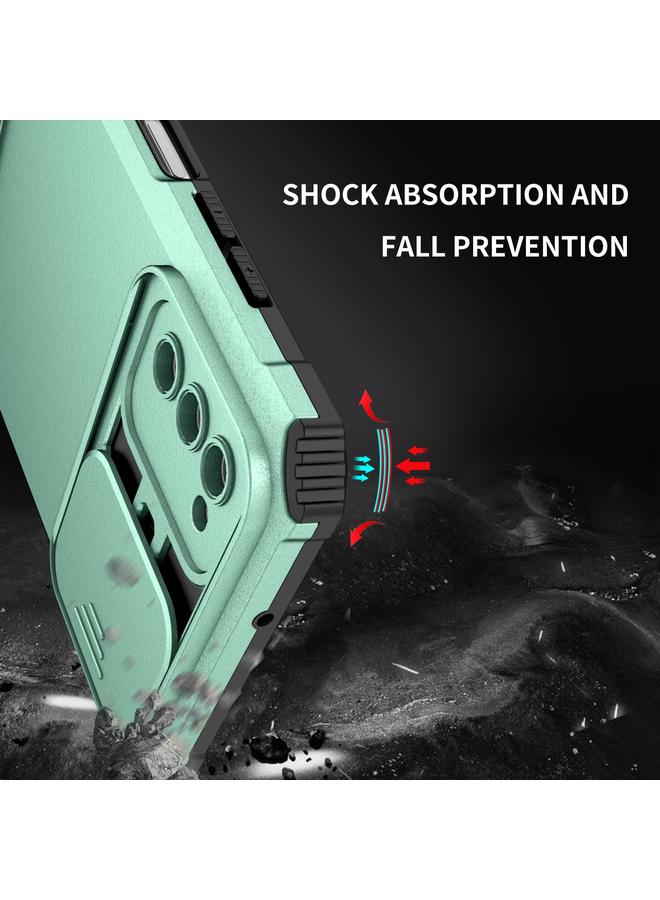 S-TOP Case For Samsung Galaxy A03s EU Stereoscopic Holder Sliding Camshield Phone Case - Image 5