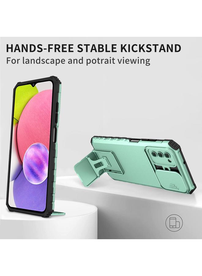 S-TOP Case For Samsung Galaxy A03s EU Stereoscopic Holder Sliding Camshield Phone Case - Image 4