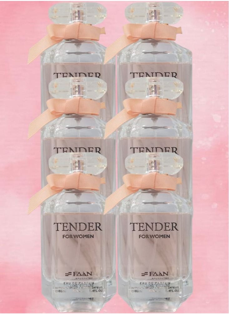 فاان - 6 قطع عطر تندر للنساء 100 مل - Image 1