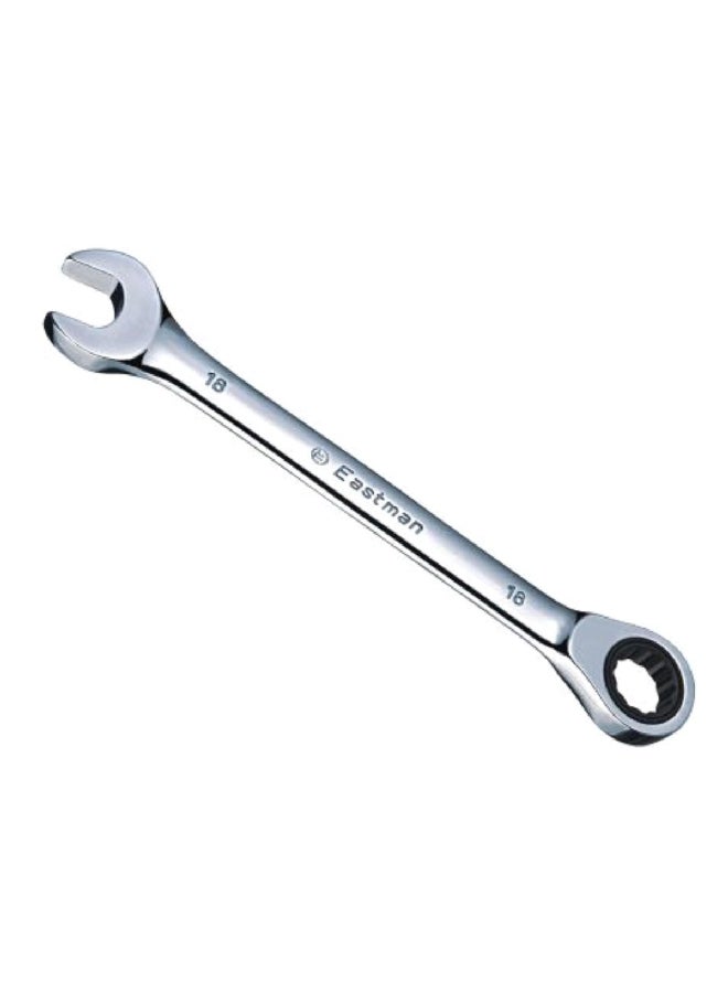 إيست مان مفتاح ربط بسقاطة متعدد الاغراض من مقاس 18 ملم، لون فضي E-2257-18